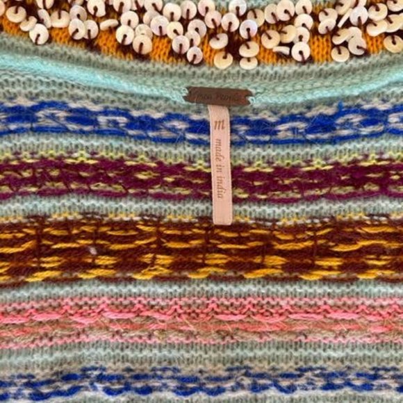Vintage Free People Beaded Sweater - Picture 9 of 9